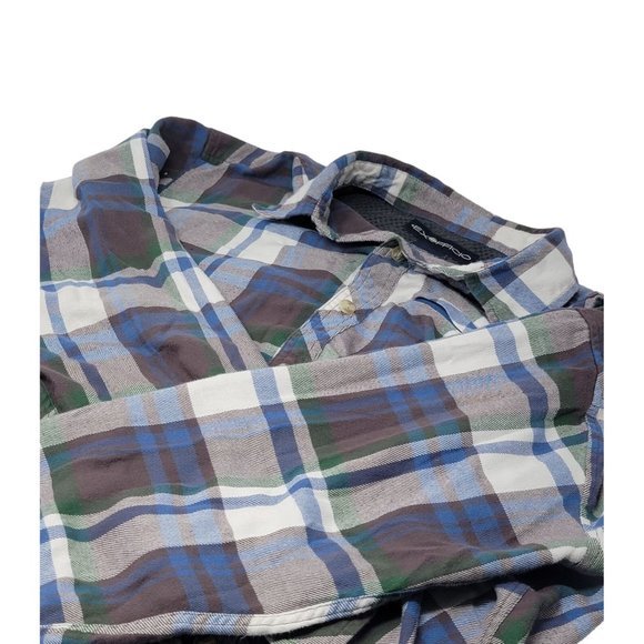 Exofficio Men's Long‎ Sleeve Plaid Flannel Shirt Size L/G - Picture 3 of 7
